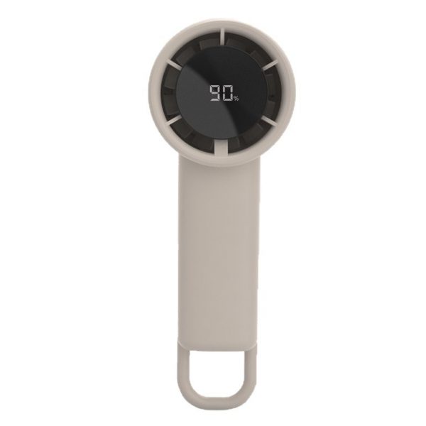 H30 Rechargeable Handheld Fan with Digital Display & Carabiner