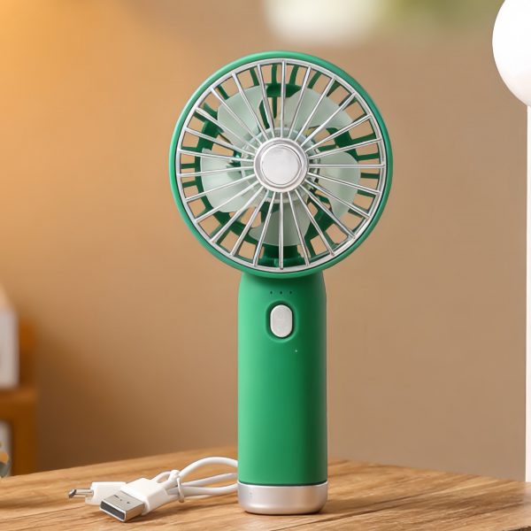 Mini USB Rechargeable Handheld Fan with 3 Speeds