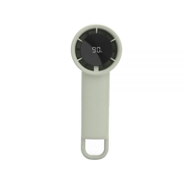 H30 Rechargeable Handheld Fan with Digital Display & Carabiner