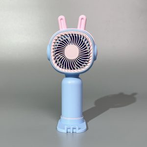 USB Rechargeable Mini Handheld Fan with Animal Ears