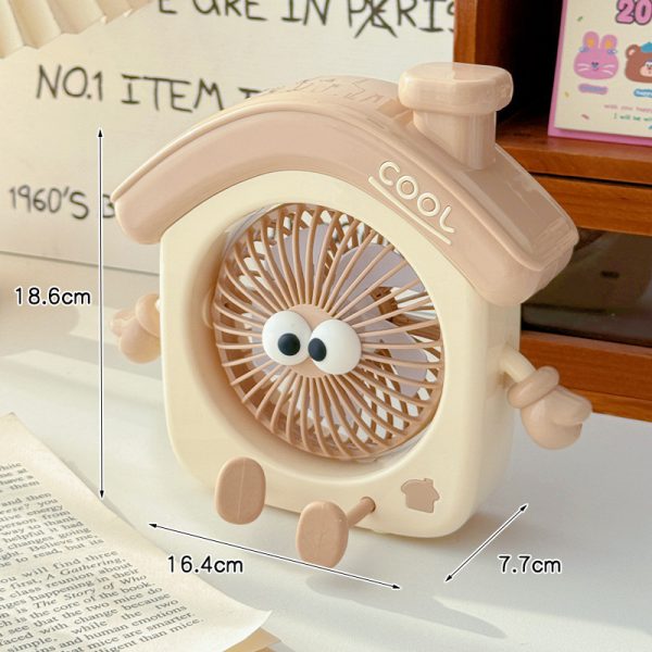 Coffee Cabin USB rechargeable desktop fan