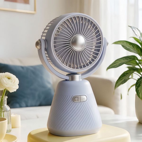 Lavender desktop fan