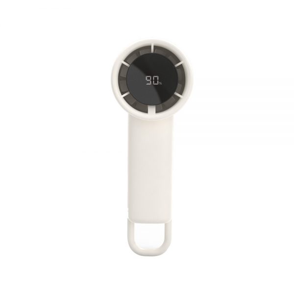 H30 Rechargeable Handheld Fan with Digital Display & Carabiner