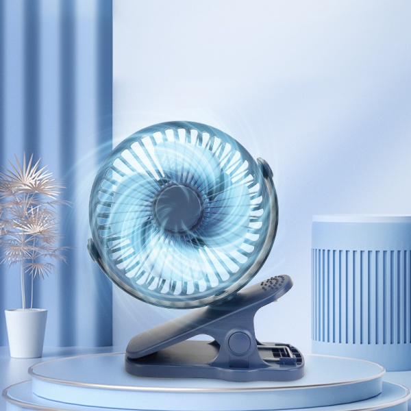 Mini USB Rechargeable Clip-On Fan with Brushless Motor