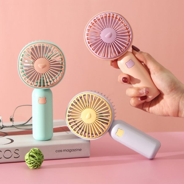 Pink, Green and Gray fan examples; Random Color receives one fan