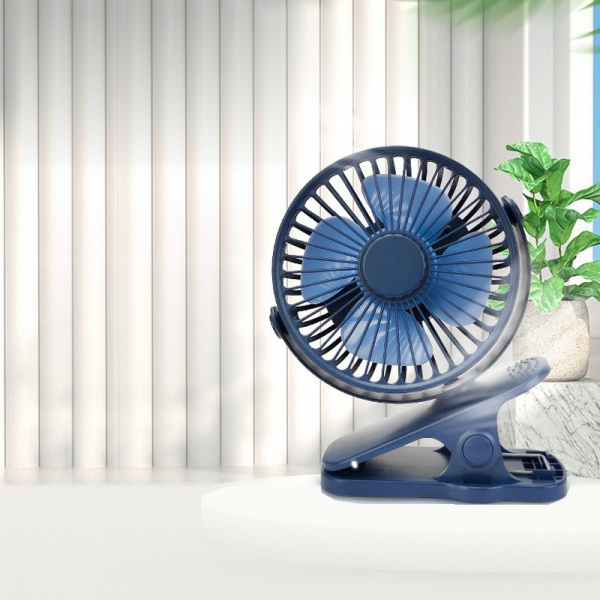 Mini USB Rechargeable Clip-On Fan with Brushless Motor