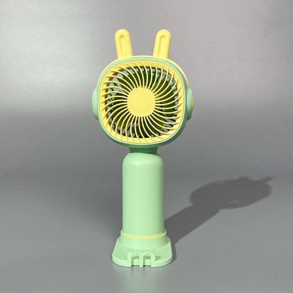 USB Rechargeable Mini Handheld Fan with Animal Ears