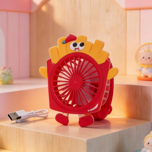 USB Rechargeable French Fries Wrist Fan