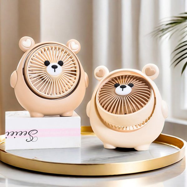 Bear fan color and adjustable-head examples