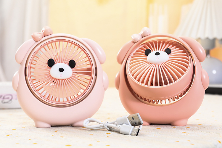USB Rechargeable Mini Novelty Desk Fan — detail 1