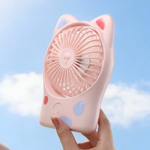 USB Rechargeable Lucky Cat Desktop Fan