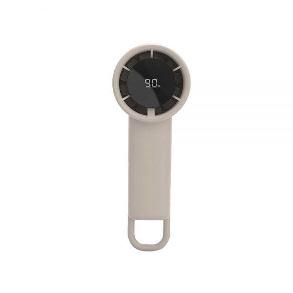 H30 Rechargeable Handheld Fan with Digital Display & Carabiner