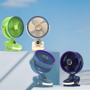 R36 Oscillating Clip-On Fan with Digital Display