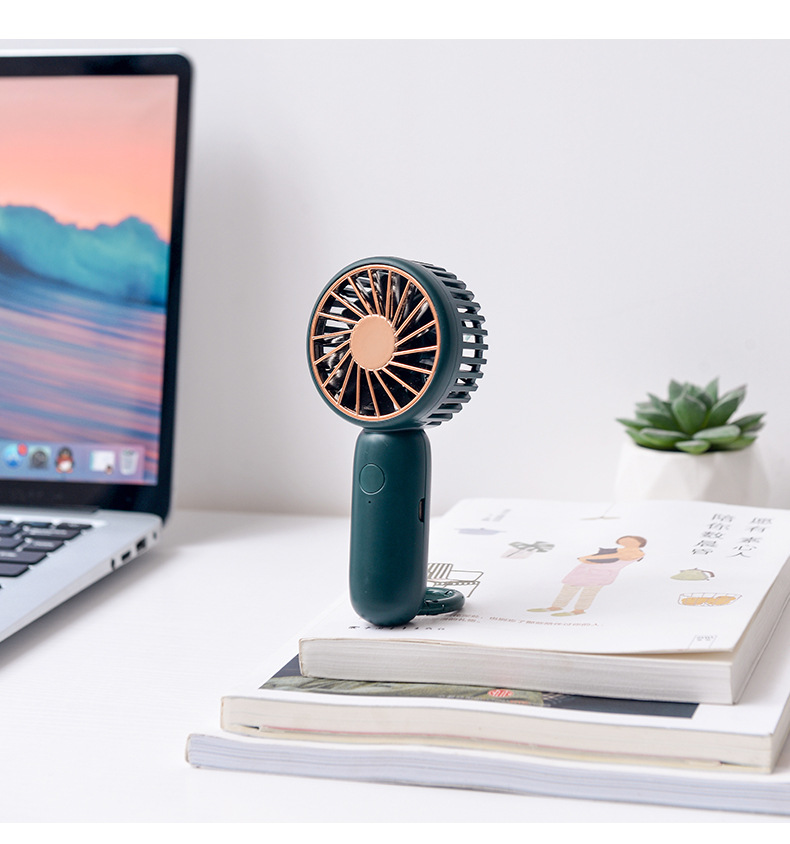 H2 Pro Mini Rechargeable Handheld Fan with Carabiner — detail 15