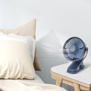 Mini USB Rechargeable Clip-On Fan with Brushless Motor