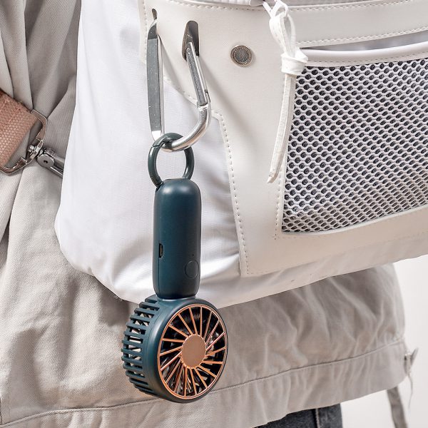 H2 Pro Mini Rechargeable Handheld Fan with Carabiner