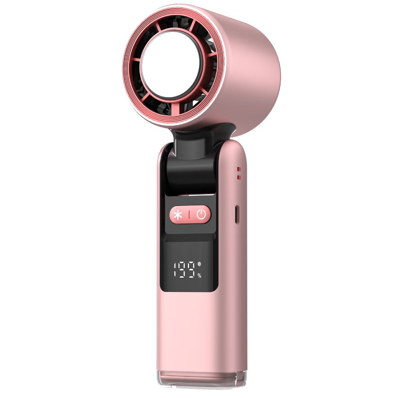 801 Foldable Handheld Cooling Fan with Digital Display — detail 8