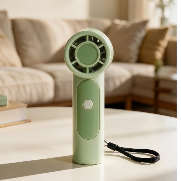 Green Mini USB rechargeable mini handheld fan
