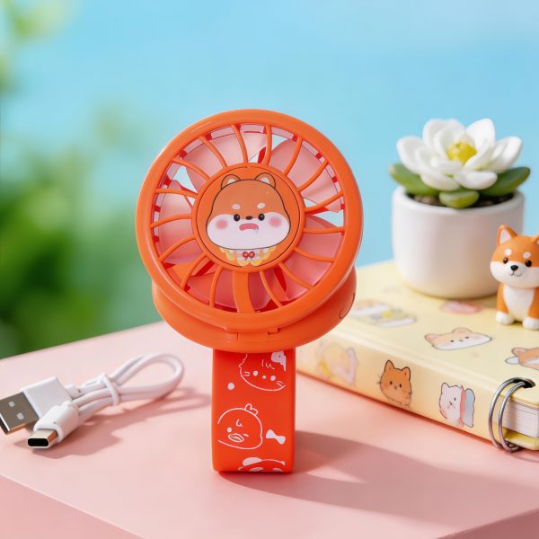 USB Rechargeable Cartoon Wrist Fan