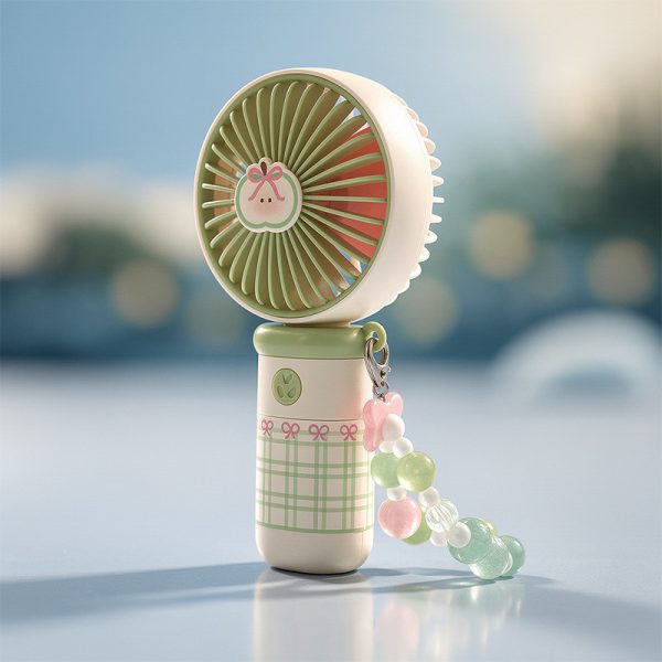 USB Rechargeable Cartoon Handheld Mini Fan with 3 Speeds